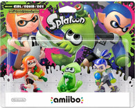 Splatoon 3-pack (Inkling Girl / Squid / Boy) (Splatoon Series) (Amiibo) NEW