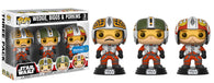 Funko POP! Star Wars: X-Wing Pilots 3-Pack - Biggs, Wedge, & Porkings (NEW)