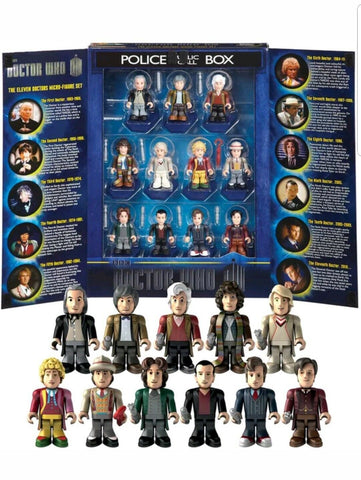 Doctor Who Micro 11 Mini Figure Collector 50th Anniversary Boxed Set (Toys and Collectibles) NEW