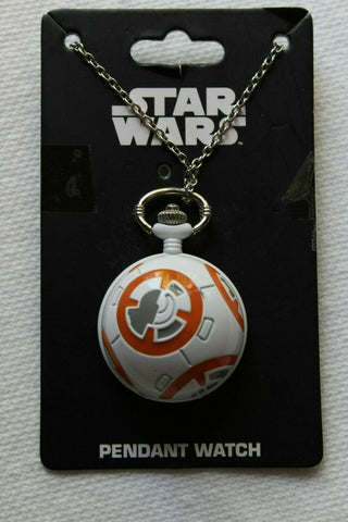 Star Wars BB-8 DROID Pendant Watch (Disney/Accutime Watch Corp.) NEW/May need new battery