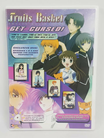 Fruits Basket GET CURSED! Episodes 1 & 2 and Behind the Scenes Featurette Promo (DVD) Pre-Owned