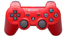 Official SONY Wireless Controller - Red (Model #CECHZC2U) (Playstation 3) Pre-Owned