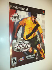 World Tour Soccer 2005 Demo Disc (Playstation 2) NEW