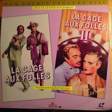 La Cage Aux Folles & La Cage Aux Folles II (Special Letter-Box Edition) (LaserDisc) Pre-Owned