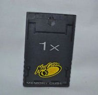 MadCatz 1X Memory Card - Smoke Black (GameCube) Pre-Owned