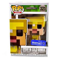 Funko Pop: Minecraft - Steve In Gold Armor #312 (NEW)