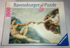 Ravensburger Michelangelo 1000 Piece Jigsaw Puzzle - Creation of Adam 9 (Pre-Owned)