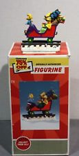 The Simpsons Christmas Express Figurine (Hamilton Collection) "All Aboard For The Holidays " (Pre-Owned w/ Box)