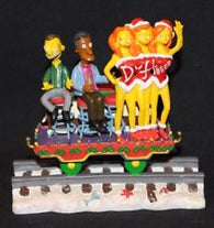 The Simpsons Christmas Express Figurine (Hamilton Collection) "Duffin Thru A Winter Wonderland" (Pre-Owned w/ Box)