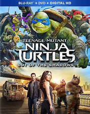 Teenage Mutant Ninja Turtles: Out Of The Shadows (Blu-ray + DVD) Pre-Owned