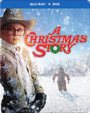 A Christmas Story (Steelbook Edition) (Blu Ray + DVD Combo) Pre-Owned (Steelbook Case has damage - top dented)