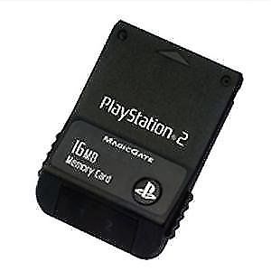 16MB Memory Card (Katana) - Black (Playstation 2) Pre-Owned