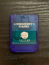 Memory Card - Blue (Pelican) (Sony Playstation 1) Pre-Owned