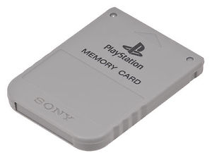 Official Memory Card - Grey -SCPH-1020 (Sony Playstation 1) Pre-Owned