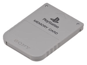 Official Memory Card - Grey (Sony Playstation 1) Pre-Owned