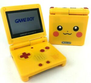 BROKEN: System ONLY - Yellow Pikachu Edition (Nintendo Game Boy Advance SP) Pre-Owned (As Is/Broken/For Parts)