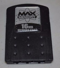 Memory Card: Max Memory 16MB - Black (Sony Playstation 2) Pre-Owned