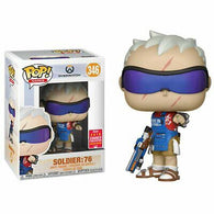 POP! Games #346: Overwatch - Soldier: 76 (2018 Summer Convention Limited Edition) (Funko POP!) Figure and Box w/ Protector