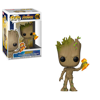 POP! Marvel #416: Avengers Infinity War - Groot (Funko POP! Bobble-Head) Figure and Box w/ Protector