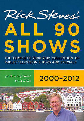 Rick Steves' Europe All 90 Shows Box Set (DVD) Pre-Owned