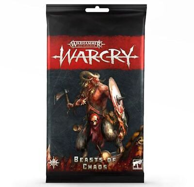 Warhammer - Age of Sigmar: Warcry - Beasts of Chaos (Card Pack) (Games Workshop) NEW