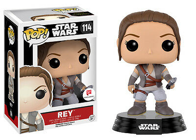 POP! Star Wars #114: Rey (Wal-Greens Exclusive) (Funko POP! Bobble-Head) Figure and Box w/ Protector
