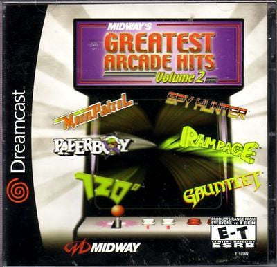 Midway's Greatest Arcade Hits Vol 2 (Sega Dreamcast) Pre-Owned: Game, Manual, and Case
