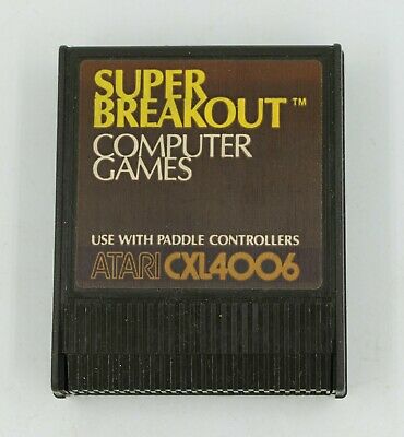Super Breakout - CXL4006 (Atari 400/800/XL/XE) Pre-Owned: Cartridge Only