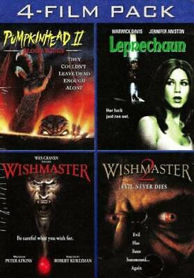 Pumpkinhead 2: Blood Wings / Leprechaun / Wishmaster / Wishmaster 2 (DVD) Pre-Owned