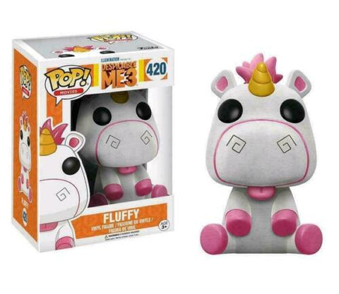 POP! Movies #420: Despicable Me 3 - Fluffy (Flocked) (Kohl's Exclusive) (Funko POP!) Figure and Box w/ Protector