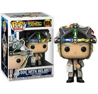 POP! Movies #959: Back to the Future - Doc With Helmet (Funko POP!) Figure and Box w/ Protector