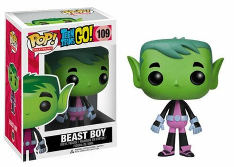 POP! Television #109: Teen Titans Go! - Beast Boy (Funko POP!) Figure and Box* w/ Protector