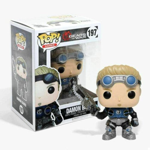 POP! Games #197: Gears of War - Damon Baird (Funko POP!) Figure and Box w/ Protector