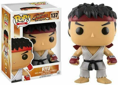 POP! Games #137: Street Fighter - Ryu (Funko POP!) Figure and Box w/ Protector