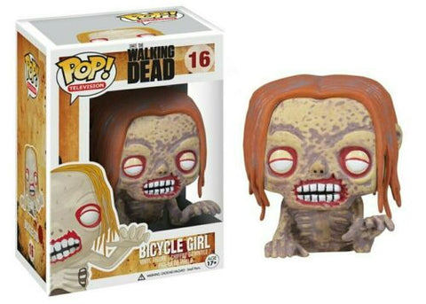 POP! Television #16: AMC The Walking Dead - Bicycle Girl (Funko POP!) Figure and Box w/ Protector