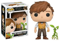 POP! Fantastic Beasts and Where To Find Them #10: Newt Scamander & Pickett (Hot Topic Exclusive) (Funko POP!) Figure and Box w/ Protector