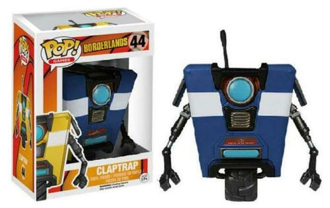 POP! Games #44: Borderlands - Claptrap (Blue) (GameStop Exclusive) (Funko POP!) Figure and Original Box