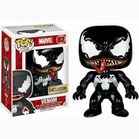 POP! Marvel #82: Venom (Exclusive) (Funko POP! Bobblehead) Figure and Original Box
