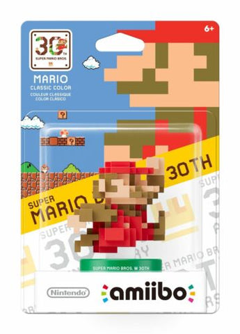 Mario Classic Color (30th Super Mario Bros.) (Amiibo) NEW