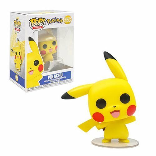 POP! Games #553: Pokemon - Pikachu (Funko POP!) Figure and Box w/ Protector (Missing Plastic Insert)