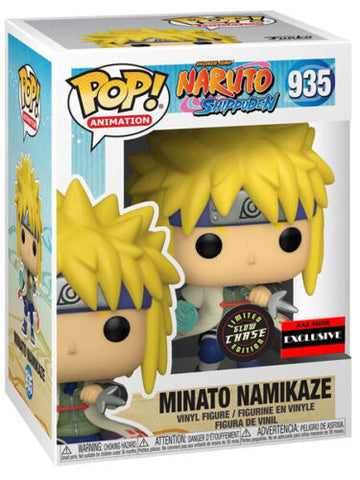 POP! Animation #935: Shonen Jump - Naruto Shippuden - Minato Namikaze (Limited Edition Glow Chase) (AAA Anime Exclusive) (Funko POP!) Figure and Box w/ Protector