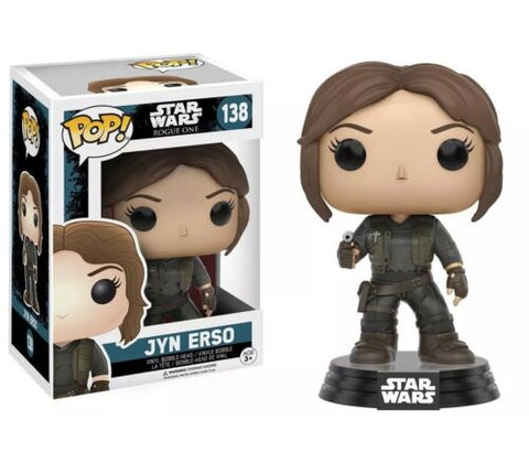 POP! Star Wars - Rogue One #138: Jyn Erso (Funko POP! Bobble-Head) Figure and Box w/ Protector