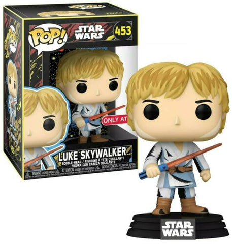 POP! Star Wars #453: Luke Skywalker (Target Exclusive) (Funko POP! Bobble-Head) Figure and Box w/ Protector