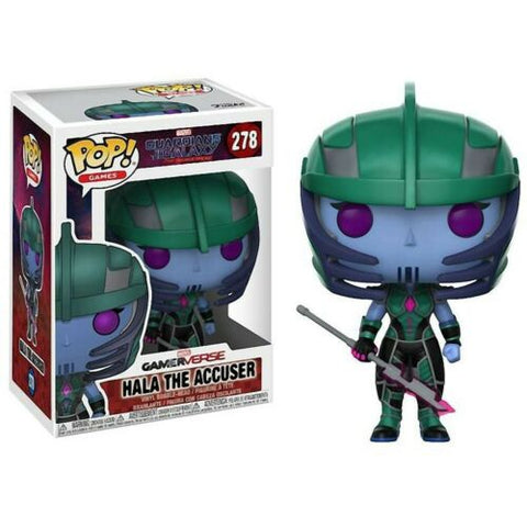 POP! Games #278: Marvel Gamerverse - Guardians of the Galaxy - The Telltale Series - Hala The Accuser (Funko POP!) Figure and Box w/ Protector