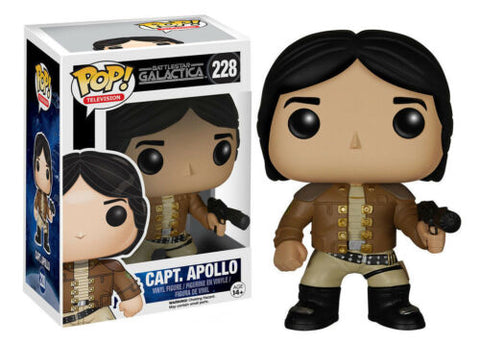 POP! Television #228: Battlestar Galactica - Capt. Apollo (Funko POP!) Figure and Box w/ Protector
