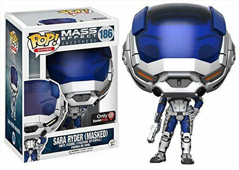 POP! Games #185: Mass Effect Andromeda - Sara Ryder (Masked) (GameStop Exclusive) (Funko POP!) Figure and Box w/ Protector