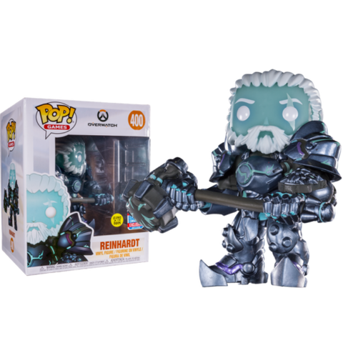 POP! Games #400: Overwatch - Reinhardt (Glows in the Dark) (2018 Fall Convention Exclusive Limited Edition) (Funko POP!) Figure and Box