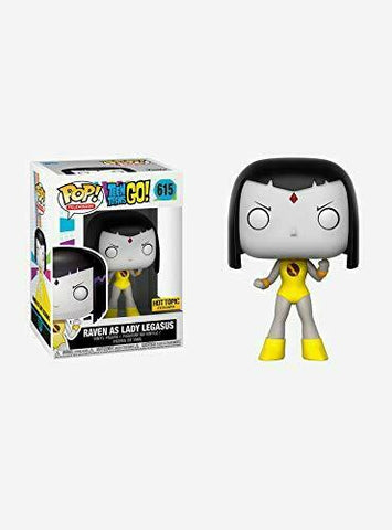 POP! Television #615: Teen Titans Go! - Raven as Lady Legasus (Hot Topic Exclusive) (Funko POP!) Figure and Box w/ Protector
