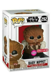 POP! Star Wars #292: Baby Nippet - Flocked (Target Exclusive) (Funko POP! Bobble-Head) Figure and Box w/ Protector