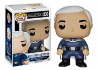 POP! Television #230: Battlestar Galactica - Commander Adama (Funko POP!) Figure and Box w/ Protector